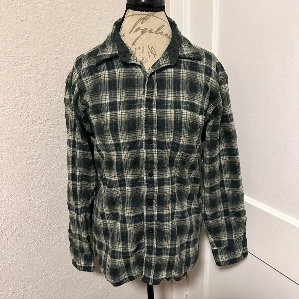Pendleton 100% Virgin Wool Plaid Button Up Lodge Shirt
